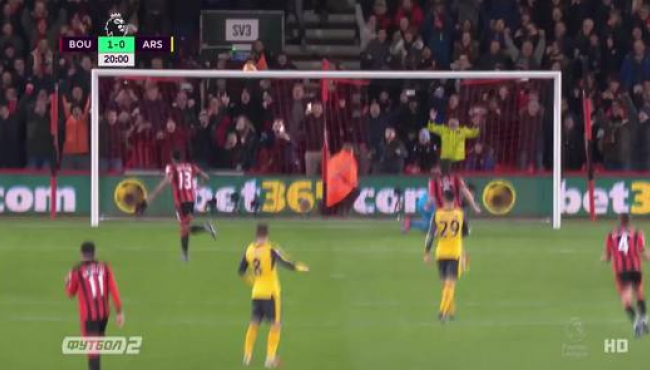 Жиру спас для Арсенала безнадежный матч против Борнмута: смотреть голы