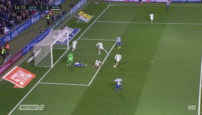 Реал отгрузил шесть мячей Депортиво на Риасоре: смотреть голы